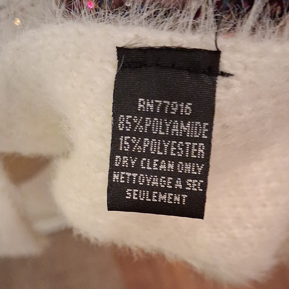 Anthropologie Beige and Brown Patterned Cape. NWT Size ONE SIZE - Picture 11 of 12